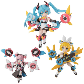Hatsune Miku - Desktop Army Komplettset - Actionfiguren - Megahouse - Profil