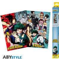 MY HERO ACADEMIA - Set 2 Chibi Posters - Artworks (52x38) - AbyStyle