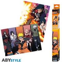 NARUTO SHIPPUDEN - Set 2 Chibi Posters - Gruppe (52x38) - AbyStyle