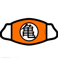 DBZ/ Kame Symbol Stoffmaske - Dagon Ball - AbyStyle