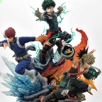 My Hero Academia - Midoriya, Bakugo & Todoroki - Deluxe Bonus Version Statue (Prime 1 Studio)