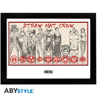 "Die Stohhut-Piratenbande" - gerahmtes Poster - One Piece - AbyStyle