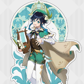 Venti - Genshin Impact - Mondstadt Series Chara Acrylic Stand / Acrylaufsteller - Profil