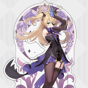 Fischl - Genshin Impact - Mondstadt Series Chara Acrylic Stand / Acrylaufsteller - Profil