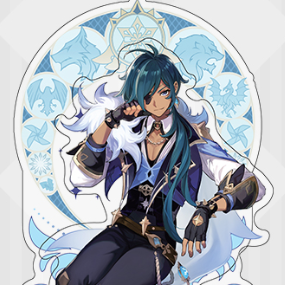 Kaeya - Genshin Impact - Mondstadt Series Chara Acrylic Stand / Acrylaufsteller - Profil