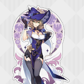 Lisa - Genshin Impact - Mondstadt Series Chara Acrylic Stand / Acrylaufsteller - Profil