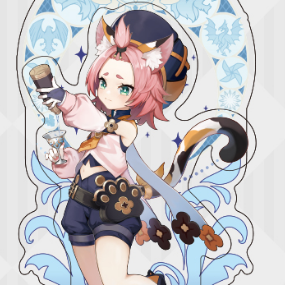 Diona - Genshin Impact - Mondstadt Series Chara Acrylic Stand / Acrylaufsteller - Profil