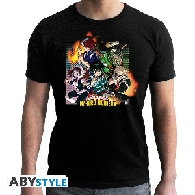 "Gruppe" - Men's T-Shirt - M - My Hero Academia - AbyStyle - Profil