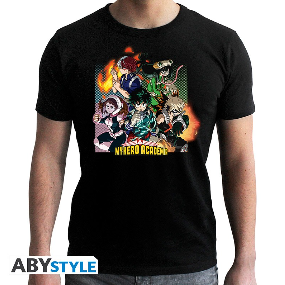 "Gruppe" - Men's T-Shirt - S - My Hero Academia - AbyStyle - Profil