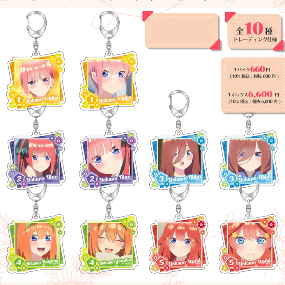 Zufällige Auswahl - The Quintessential Quintuplets Season 2 - Acryl Schlüsselanhänger - Bell Fine - Profil