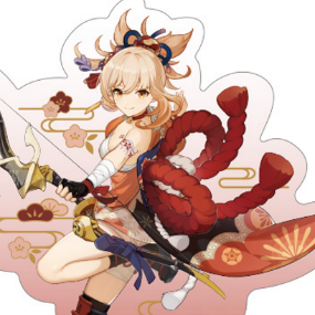 Yoimiya Naganohara - Genshin Impact - Inazuma Series Chara Acrylic Stand / Acrylaufsteller - Profil