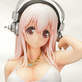Super Sonico - SoniComi Package Version (Orchid Seed, Neuauflage) - 1/5 PVC Figur - Profil