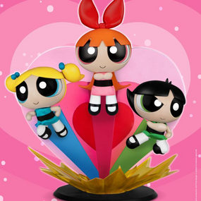 Blossom, Bubbles & Buttercup - Deluxe - Powerpuff Girls Dynamic 8ction Heroes - Beast Kingdom Toys - Profil