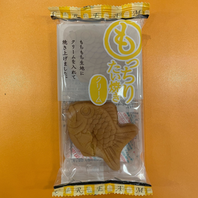 Waffeln mit Vanillecreme gefüllt - Mocchiri Taiyaki Cream - Tada - 78 g - Profil