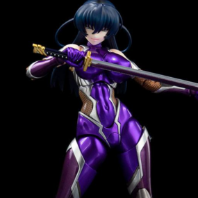 Asagi Igawa - Metallic Color - Actionfigur - Native / Second Axe - Profil