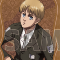 Armin Arlert (Sitting Version) - Attack on Titan - Acrylic Smartphone Holder - A3