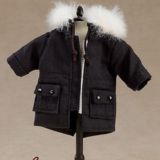 Warme Kleidung: Stiefel & Mod Coat - Schwarz - Nendoroid Doll Outfit Set - Good Smile Company