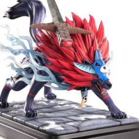Oki - Wolf Form - Okami Statue - First 4 Figures - Profil