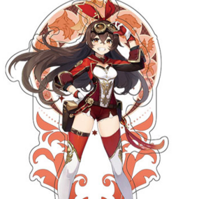 Amber - Genshin Impact - Mondstadt Series Chara Acrylic Stand / Acrylaufsteller - Neuauflage - Profil