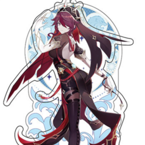 Rosaria - Genshin Impact - Mondstadt Series Chara Acrylic Stand / Acrylaufsteller - Neuauflage - Profil