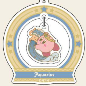 Kirby (Wassermann) - Kirby's Dream Land - Acrylanhänger (Horoscope Collection) - Bandai - Profil