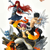 Fairy Tail Statue – Natsu, Gray, Erza & Happy Deluxe Bonus Version (Prime 1 Studio, Prisma Wing)