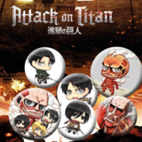 Attack on Titan - Badge Pack (Chibi Characters) - AbyStyle