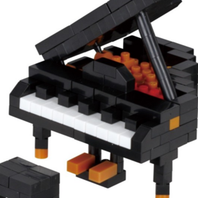Grand Piano (neue Version) // Mini Series - NANOBLOCK - NBC_336 - Profil