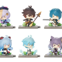 Liyue Chibi Figurchen Set - Genshin Impact - Set (6) - miHoYo