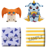 Gabumon und Patamon - Digimon Adventure Look Up Set - Megahouse
