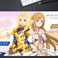 Asuna & Alice - Sword Art Online - Playmat