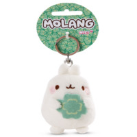 Molang - Keychain Molang with Cloverleaf