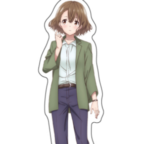 Yuzuha Mishima - Higehiro: After Being Rejected, I Shaved and Took in a High School Runaway - Acrylic Stand - A3 - Profil