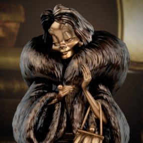 Cruella De Vil - Disney Villains Series Büste - Beast Kingdom Toys - Profil