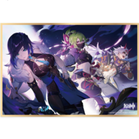Yelan, Kuki Shinobu & Itto - Genshin Impact Ver.2.7 Hidden Dreams In The Depths - Shikishi - miHoYo