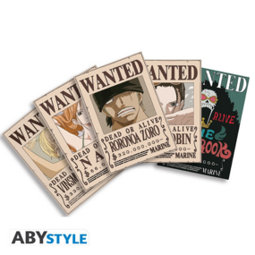 One Piece - 5 Postcards (14,8 x 10,5 cm) - Wanted Set 2 - AbyStyle - Profil