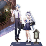 Ayaka Kamisato und Ayato Kamisato - Genshin Impact - Kiguu Series Chara Acrylic Stand / Acrylaufsteller