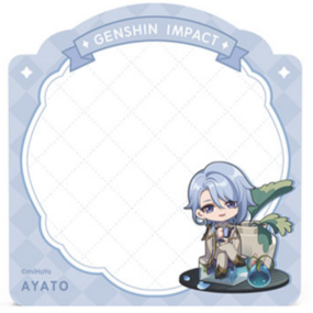 Ayato Kamisato (Summer Theme) - Genshin Impact - Haftnotizblock - miHoYo - Profil