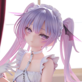 Eve (Rurudo) - Body Harness - Pink Charm - Figurine 25cm - Profil