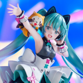 Hatsune Miku & Rascal - Exceed Creative Figure -  FuRyu - Profil