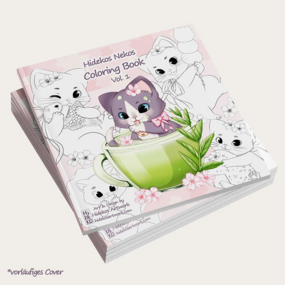 kawai Neko - Coloring Book/ Malbuch Vol.1 - Hideko Merchandise - Profil