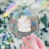 Suncatcher Einhorn - Fenstersticker für Regenbogen - melisartwork