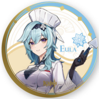 Eula - Button - Genshin Impact (Windrise Journey) - miHoYo