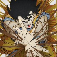 Son Goku (Kamehameha) - Dragon Ball Z - Papiertheater - Ensky