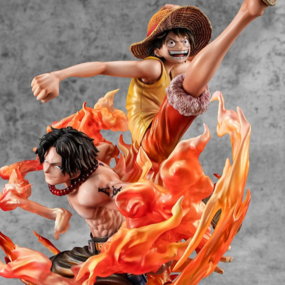 Monkey D. Ruffy & Puma D. Ace – Bond Between Brothers 20th Limited | POP Maximum Figur von MegaHouse - Profil