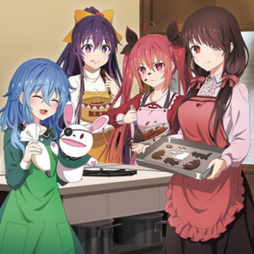 Kurumi Tokisaki, Yoshino Himekawa, Kotori Itsuka & Tohka Yatogami - Date A Live IV - Unterlage (Valentine) - Curtain Tamashii - Profil