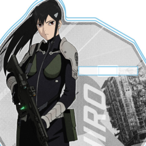 Mina Ashiro - Kaiju No. 8 - Acryl Stiftehalter - Twinkle - Profil