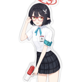 Okusora Ayane - Blue Archive - Acrylaufsteller - Caravan - Profil