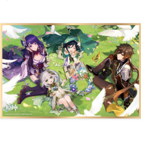 Baal, Venti, Zhongli & Nahida - Genshin Impact - 2nd Anniversary - Shikishi - miHoYo - Profil