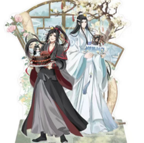 Wei Wuxian & Lan Wangji - Acrylic Stand - Birthday Version - Sakami - Profil